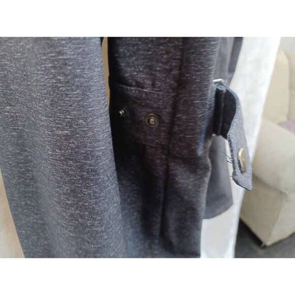 ZEROXPOSUR SOFT SHELL HOODED GRAY WINTER JACKET FAUX FUR LINED WOMENS MED. - Picture 10 of 11